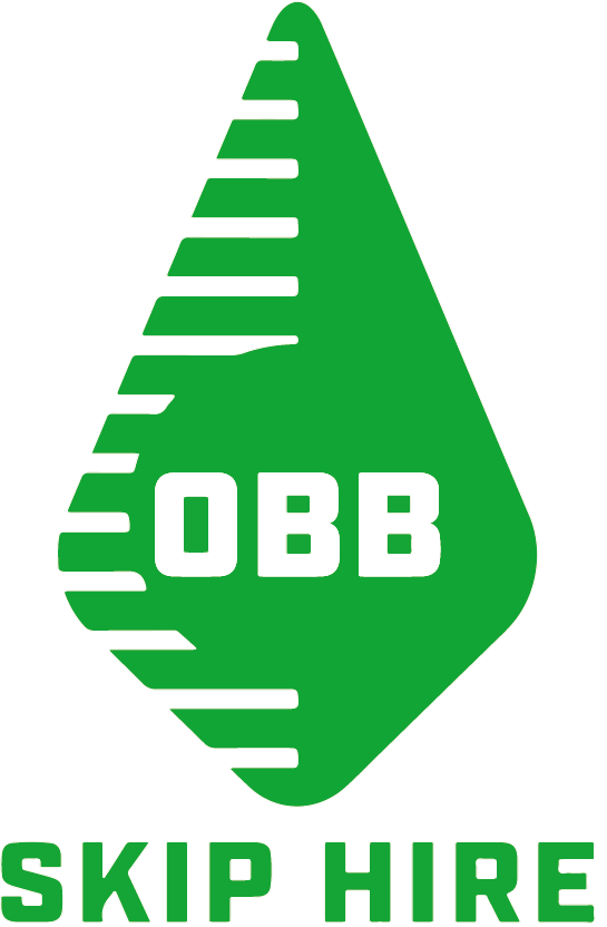 OBB Skip Hire - Logo - Green with White Highlight